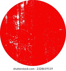Red Circle Stamp Grunge Scratches Texture Label Logo Icon Sign Sigil Symbol Emblem Badge Vector EPS PNG Transparent No Background Clip Art Vector EPS PNG 