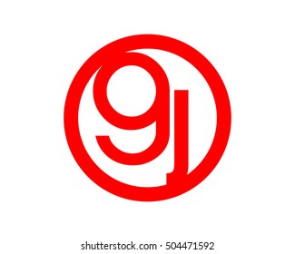 red circle typography typeset alphabet font image vector icon