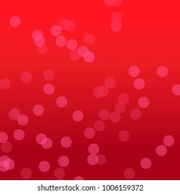 Red Circles Abstract Background