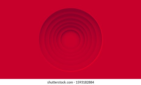 Red circles abstract center space background material design
