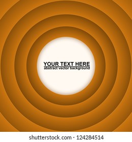 Red circles, abstract end edited vector background