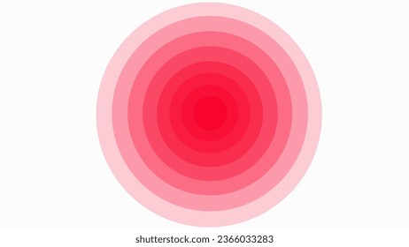 Los círculos rojos como fondo	