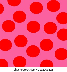red circles element pixel decor