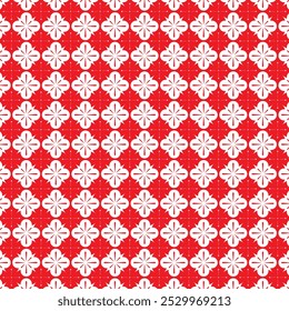 Red circles on a white background. Pattern design. Wallpaper design