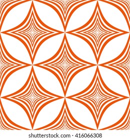Red circles seamless pattern on a white background