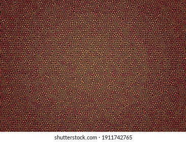 Red circles technology background. texture