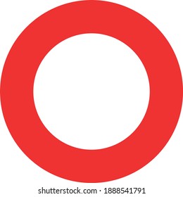 Illustriertes Symbol für die rote Kreislaufaufzeichnung 