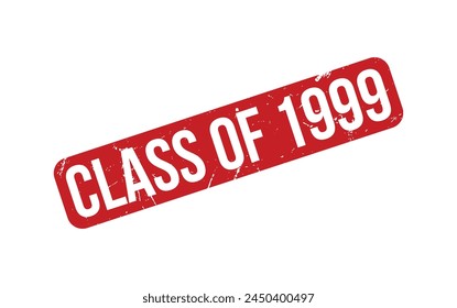 Clase roja del sello de goma de 1999 Vector