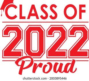 Red Class of 2022 Proud