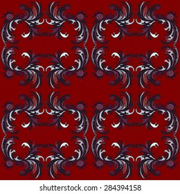red classic pattern