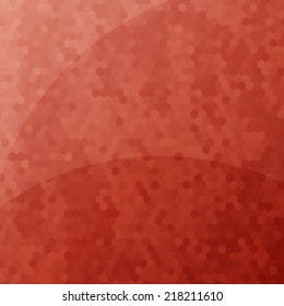 Red clean modern hexagon background pattern with reflection