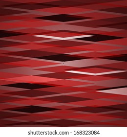 Red clean vector isometric horizontal diamond background
