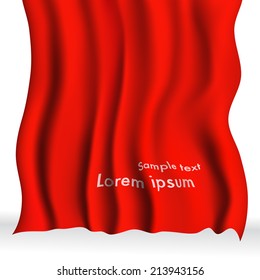 Red Cloth Background