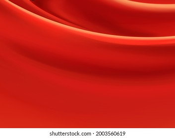 Roter Stoff. Drachenhintergrund. Luxus. Luxusbild
