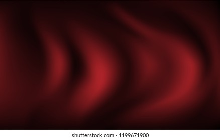 red cloth, drapery, silk, background, vector illustration