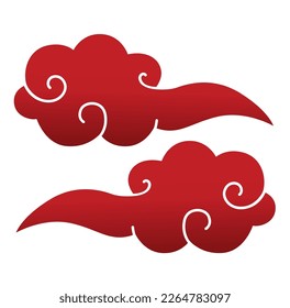 red Cloud for Chinese decoration during new year