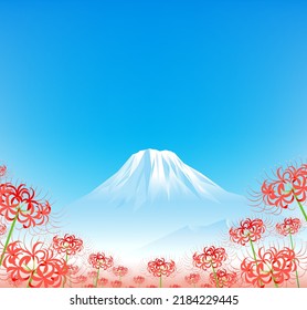 The red cluster amaryllis flowers field under the blue sky svg