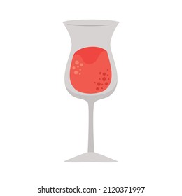 red cocktail cup drink icon