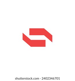 Red coding brackets logo with blank background