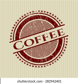 Sello de goma de Café Rojo