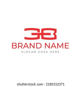 Red Color 3B Logo Design