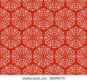 red color. Abstract floral seamless pattern. geometry design. Vector. Texture for holiday cards, Valentines day, wedding invitations, design wallpaper, pattern fills, web page, banner, flyer.
