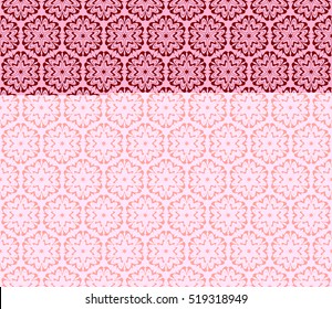 red color. Abstract floral seamless pattern. Vector. Texture for holiday cards, Valentines day, wedding invitations