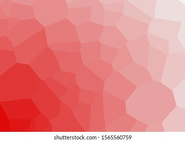 Red Color Abstract trianglify Generative Art background illustration