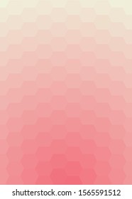 Red Color Abstract trianglify Generative Art background illustration