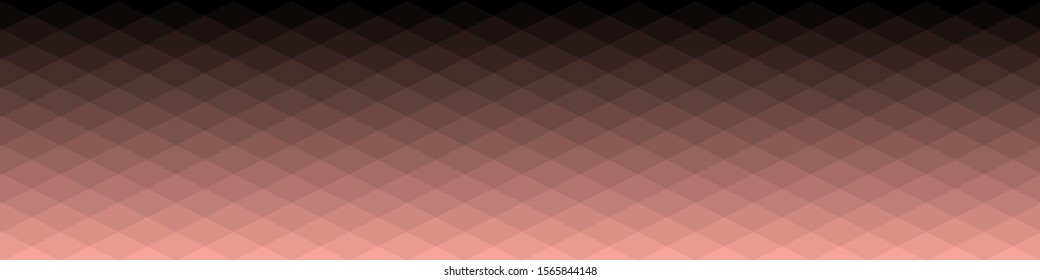 Red Color Abstract trianglify Generative Art background illustration