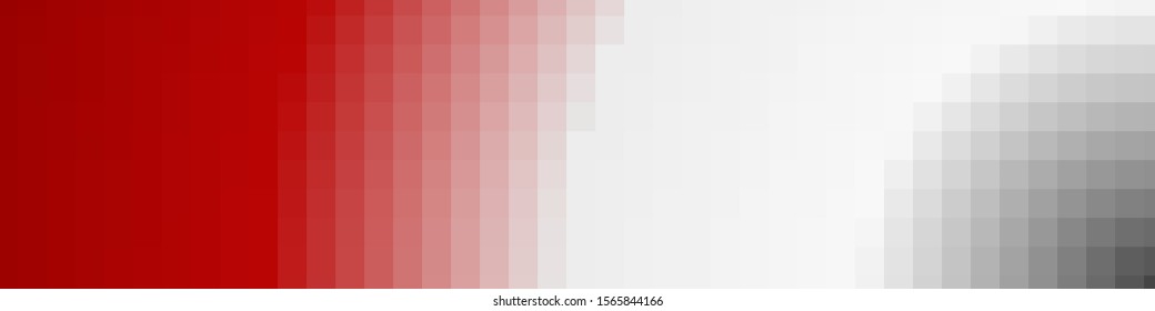 Red Color Abstract trianglify Generative Art background illustration