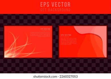 Vector de arte abstracto de fondo de color rojo