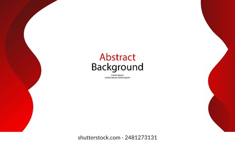 Red color background abstract art vector