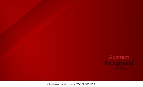 Red color background abstract art vector  