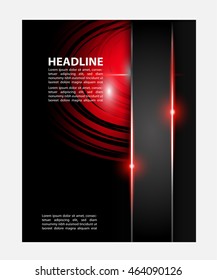red color background with space for your message
