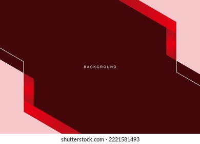 roter Farbbanner, Hintergrund, Vektorgrafik,