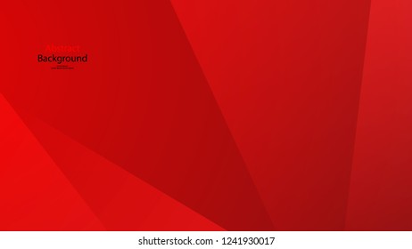 Red color and black color background abstract art vector 