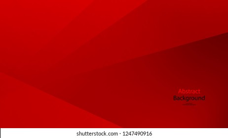 Red color and black color background abstract art vector 