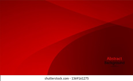 Red color and black color background abstract art vector 