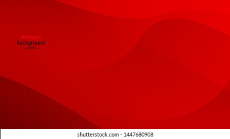 Red color and black color background abstract art vector 