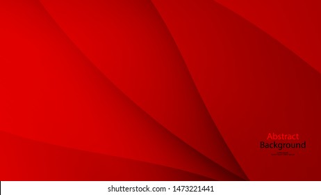 Red color and black color background abstract art vector