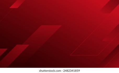 Vector de arte abstracto de color rojo y color negro de fondo. ideal para medios sociales, Anuncio, tarjeta, publicidad. Ilustración vectorial
