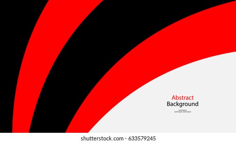 Red color and black color background abstract art vector