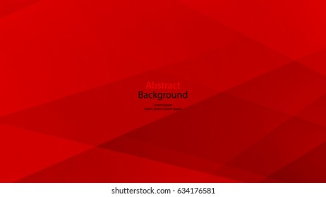 Red color and black color background abstract art vector