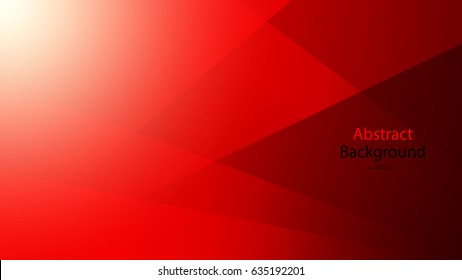 Red color and black color background abstract art vector