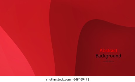 Red color and black color background abstract art vector