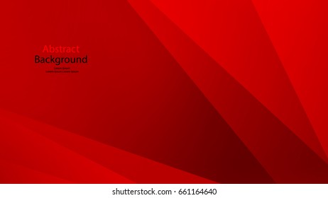 Red color and black color background abstract art vector