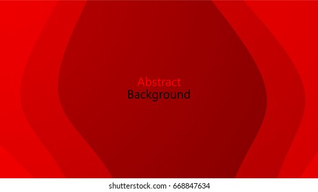 Red color and black color background abstract art vector