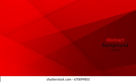 Red color and black color background abstract art vector