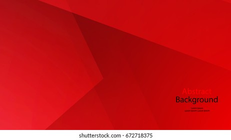 Red color and black color background abstract art vector